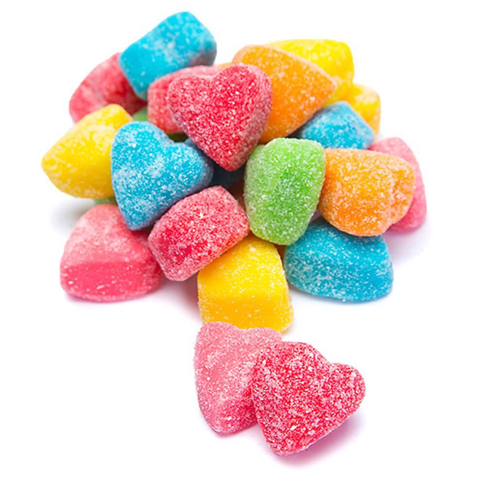 Trolli Sour Brite Hearts Gummy Candy: 10-Ounce Bag - Candy Warehouse