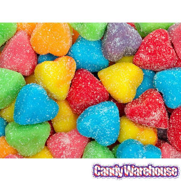 Trolli Sour Brite Hearts Gummy Candy: 10-Ounce Bag - Candy Warehouse