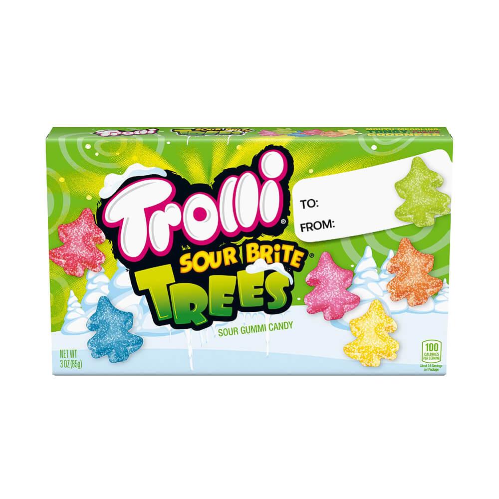 Trolli Sour Brite Trees Theater Boxes: 12-Piece Box - Candy Warehouse