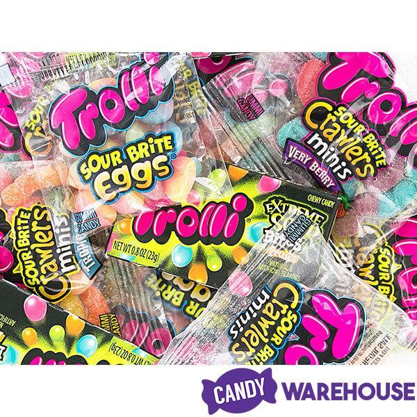 Trolli Sour Lovers Mix Gummy Candy Packs Assortment: 50-Piece Bag - Candy Warehouse