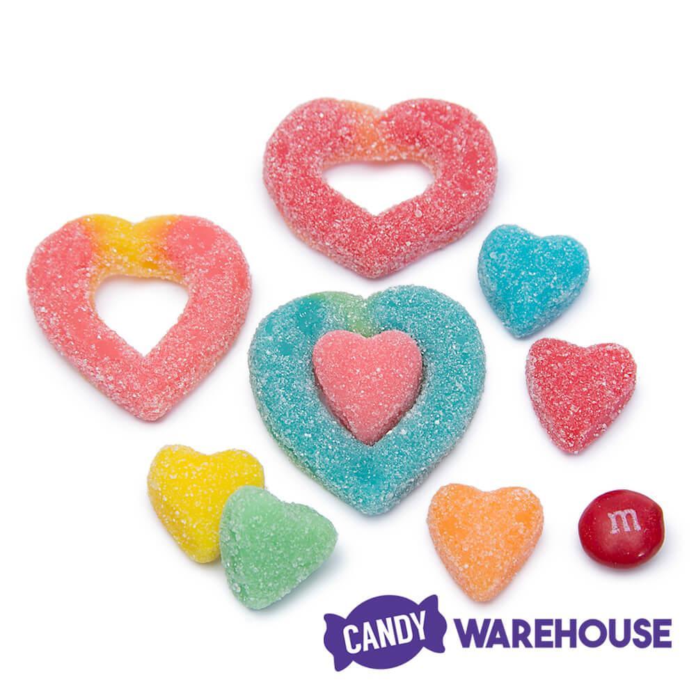 Trolli Sweet and Sour Mash Up Hearts Gummy Candy: 10-Ounce Bag - Candy Warehouse