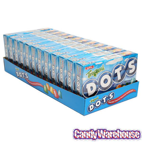 Tropical Dots Candy 6.5-Ounce Packs: 12-Piece Box - Candy Warehouse