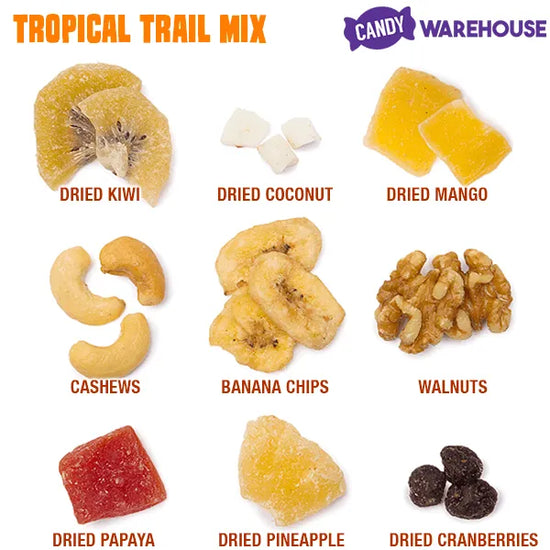 Tropical Fruit and Nut Mix 48Ounce Bag Candy Warehouse