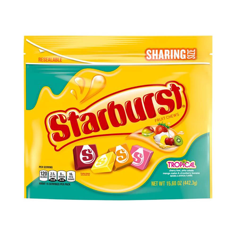Tropical Starburst: 15.6-Ounce Bag - Candy Warehouse