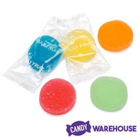 Truly Fruit Soft Jell Candy Discs: 100-Piece Tub - Candy Warehouse