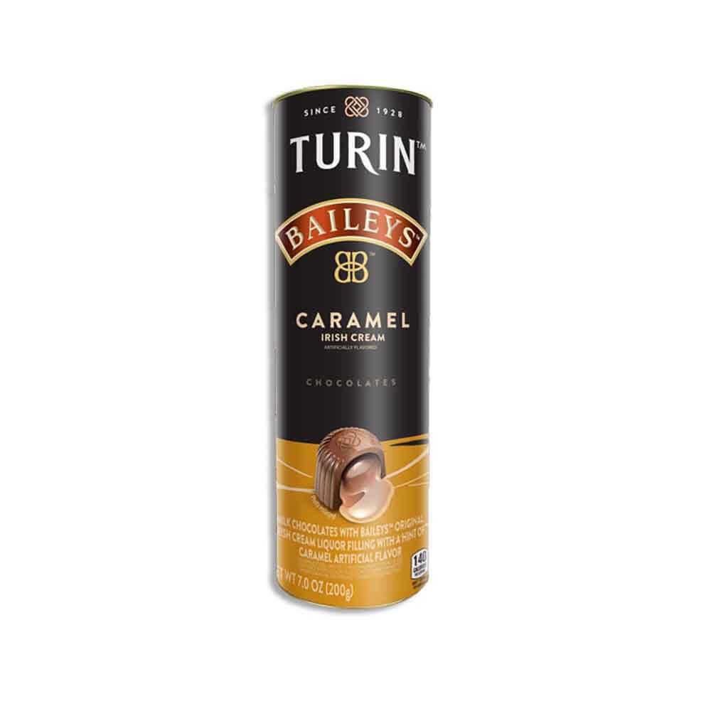 Turin Bailey's Caramel Irish Cream Liquor Filled Chocolates: 20-Piece Tube - Candy Warehouse