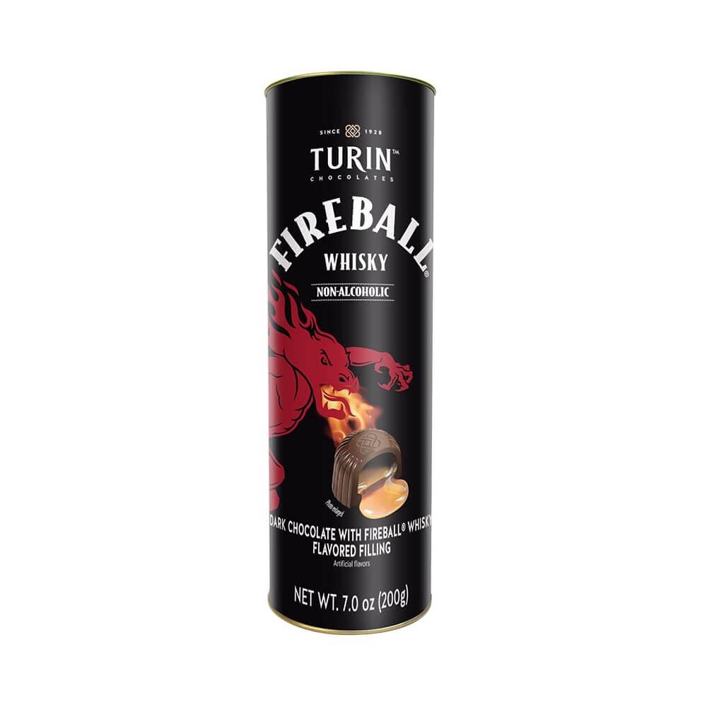 Turin Fireball Liquor Filled Chocolates: 20-Piece Tube - Candy Warehouse