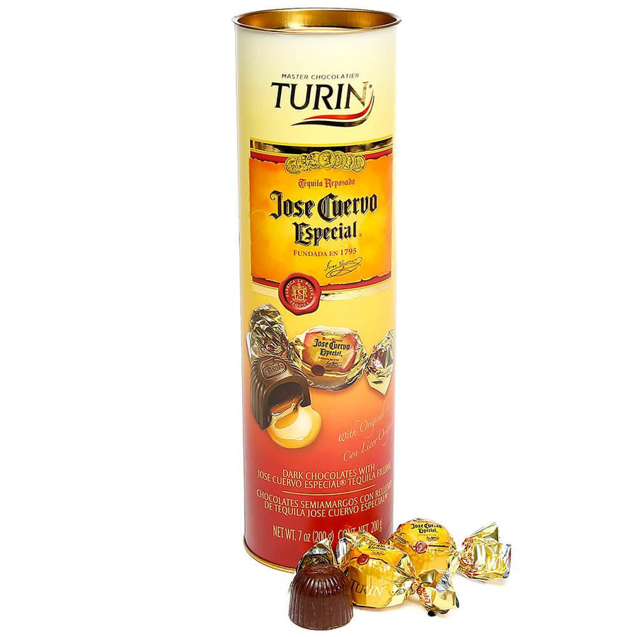 Turin Jose Cuervo Tequila Liquor Filled Chocolates: 20-Piece Tube - Candy Warehouse