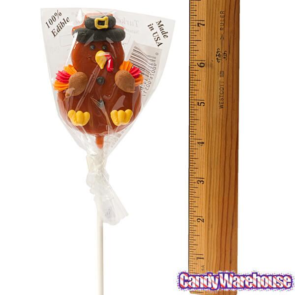 Turkey Lollipops: 24-Piece Box - Candy Warehouse