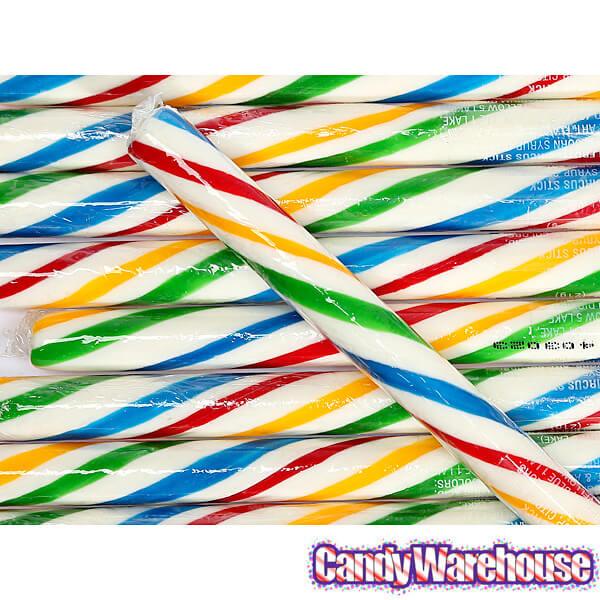 Tutti Frutti Hard Candy Sticks: 100-Piece Box - Candy Warehouse