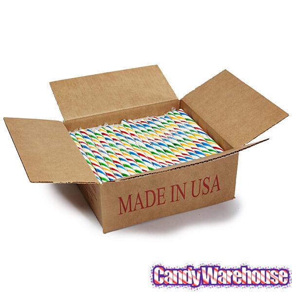 Tutti Frutti Hard Candy Sticks: 100-Piece Box - Candy Warehouse