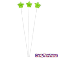 Twinkle Candy Star Lollipops - Green: 120-Piece Bag - Candy Warehouse