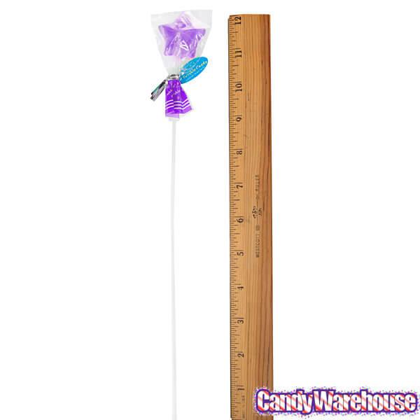Twinkle Candy Star Lollipops - Purple: 120-Piece Bag - Candy Warehouse