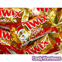 Twix Santa Claus Candy Bars: 24-Piece Box - Candy Warehouse