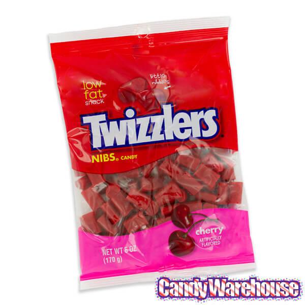 Twizzlers Nibs Licorice Bits Red 4.5LB Case Candy Warehouse