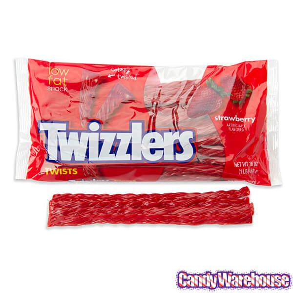 TWIZZLERS Twists Strawberry Flavored Licorice Style Valentine's Day Candy  Bag, 1 bag / 16.0 oz - Kroger
