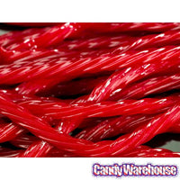 Twizzlers Strawberry Licorice Twists - Wrapped: 180-Piece Tub - Candy Warehouse