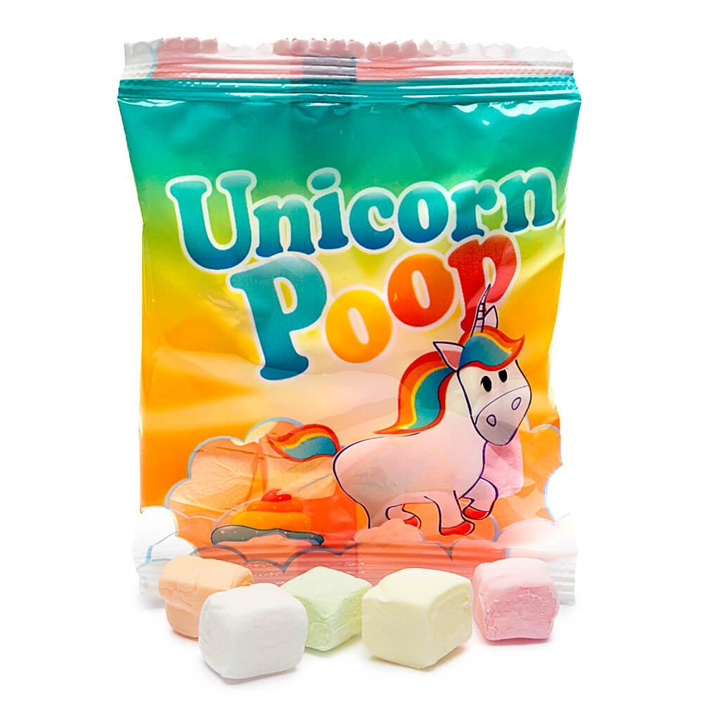 Unicorn Poop Candy Marshmallow Packs: 55-Piece Bag - Candy Warehouse