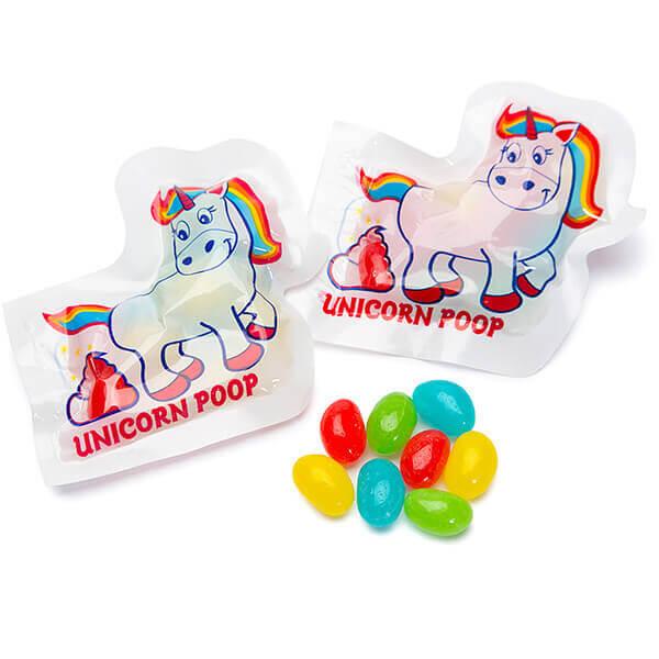 Unicorn Poop Jelly Bean Candy Packs: 24-Piece Bag - Candy Warehouse
