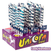 Unicorn Pops 0.9-Ounce Twist Suckers - Navy Blue: 24-Piece Display - Candy Warehouse