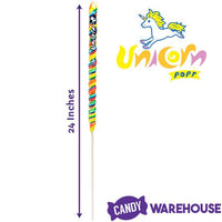 Unicorn Pops 4.5-Ounce Twist Suckers - Rainbow: 36-Piece Case - Candy Warehouse