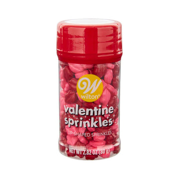 Valentine Lips Sprinkles: 2.8-Ounce Bottle - Candy Warehouse