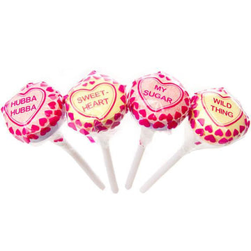 Valentine Lollipops: 45-Piece Bag - Candy Warehouse