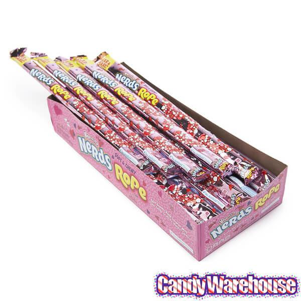 Valentine Nerds Rope Candy Packs 24Piece Box Candy Warehouse
