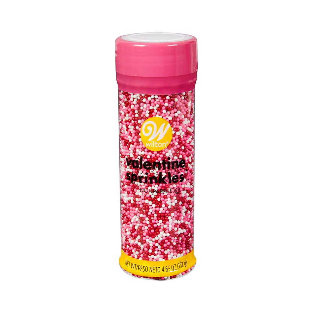 Valentine Nonpareils Sprinkles: 4.65-Ounce Bottle - Candy Warehouse