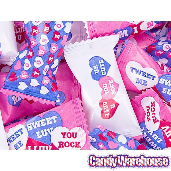 Valentine's Wrapped Buttermint Creams: 1000-Piece Case - Candy Warehouse