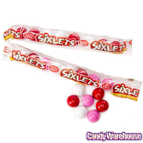 Valentine Sixlets Candy Packets: 15-Piece Bag - Candy Warehouse