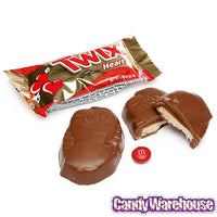 Valentine Twix Caramel Hearts: 24-Piece Box - Candy Warehouse