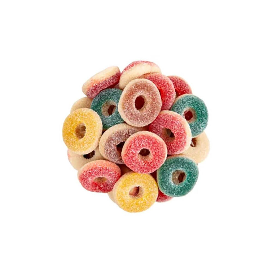 Vidal Gummi "Glazed" Donuts: 1KG Bag - Candy Warehouse