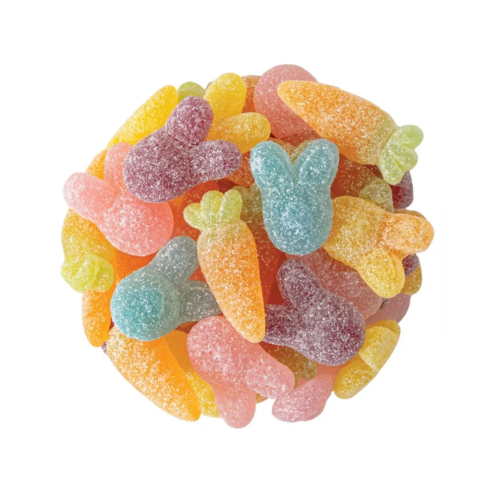 Andy Rabbit Gummies Vidal Gummi Sour Rabbits & Carrots 2.2-Pound Bag | Candy Warehouse ...