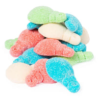 Vidal Gummy Glitter Holiday Ornaments Candy: 1KG Bag - Candy Warehouse