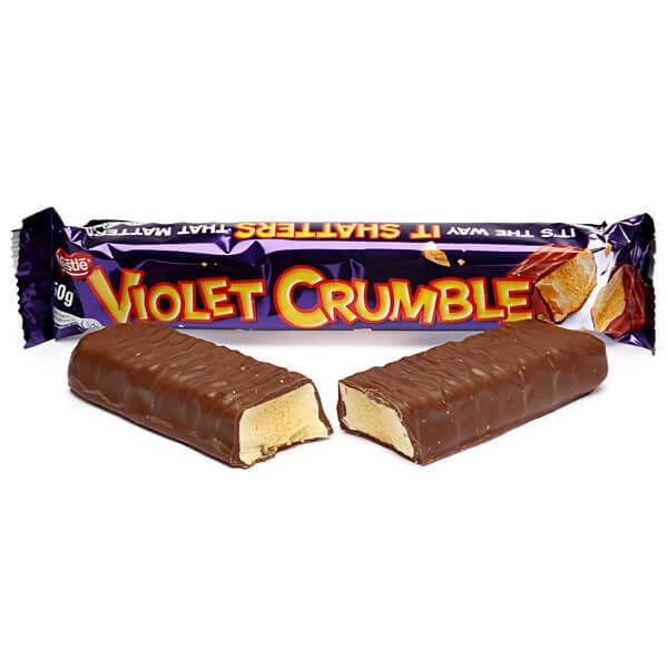 Violet Crumble Candy Bars: 20-Piece Box - Candy Warehouse