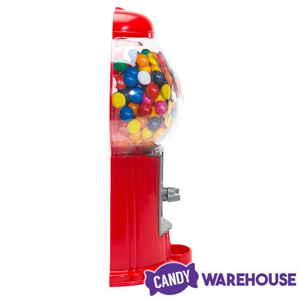 Wall Mounted 10.5-Inch Gumball Machine Dispenser with Gumballs - Candy Warehouse