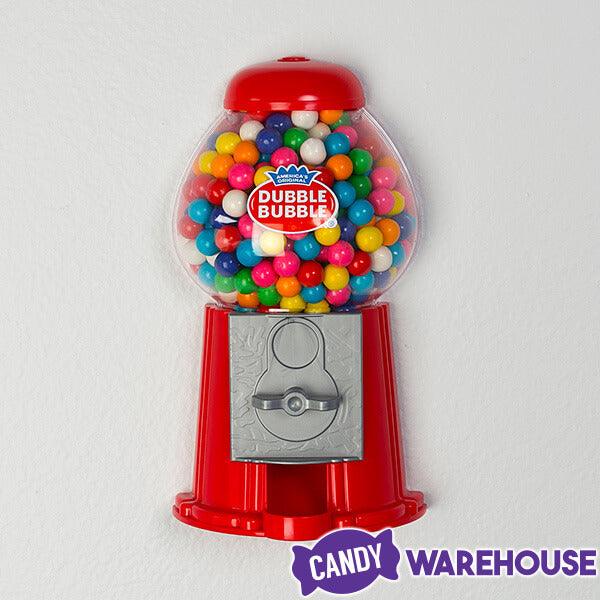 Wall Mounted 10.5-Inch Gumball Machine Dispenser with Gumballs - Candy Warehouse