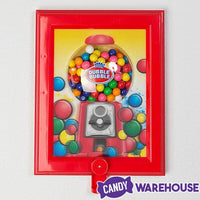 Wall Mounted Gumball Machine Dispenser Frame with Gumballs - Candy Warehouse