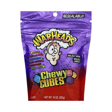 Warheads Chewy Cubes: 10-Ounce Bag - Candy Warehouse