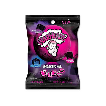 Warheads Galactic Cubes 4.5-Ounce Bags: 12-Piece Box - Candy Warehouse