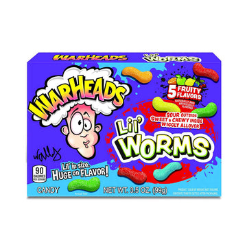 Warheads Lil' Worms: 12-Piece Box - Candy Warehouse