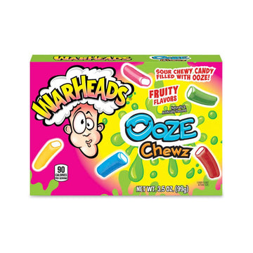 Warheads Ooze Chews 3.5-Ounce Packs: 12-Piece Box - Candy Warehouse