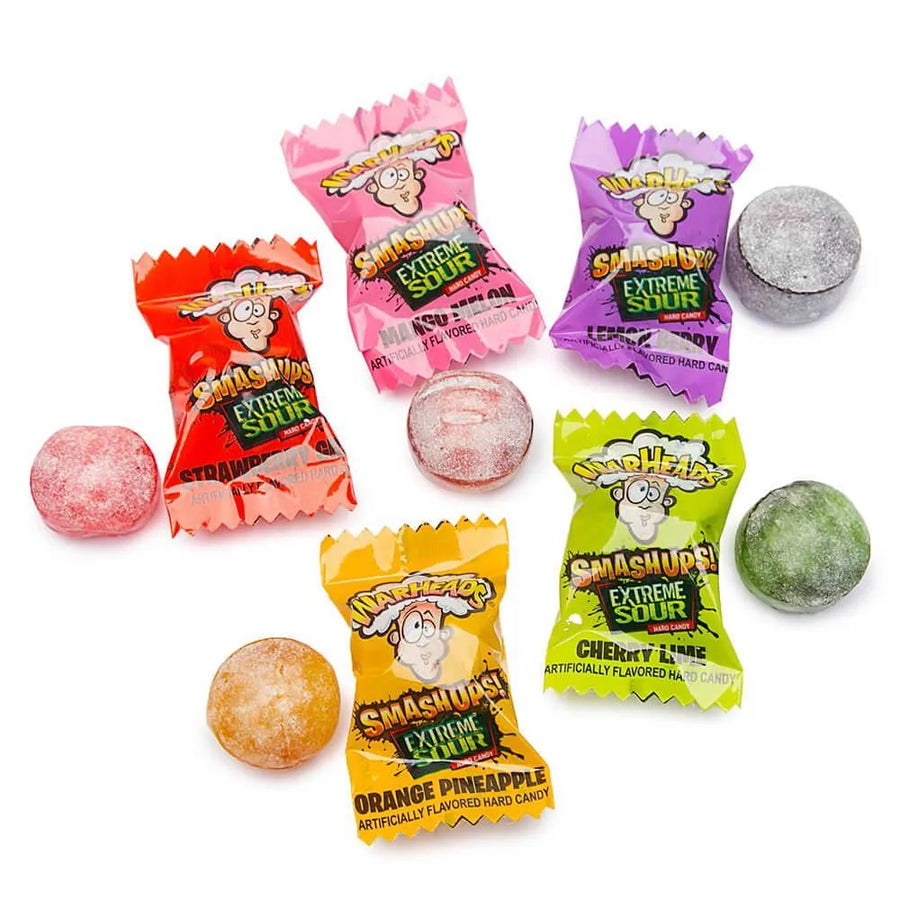 WarHeads Smashups Extreme Sour Hard Candy 3.25-Ounce Packs: 12-Piece ...