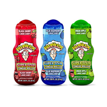 WarHeads Super Sour Tongue Rollers: 12-Piece Display - Candy Warehouse