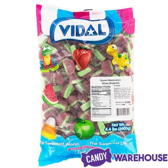 Watermelon Fruit Jell Slices Candy 2KG Bag Candy Warehouse