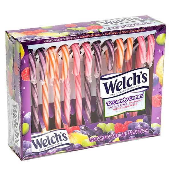 Welch's Candy Canes: 12-Piece Box - Candy Warehouse