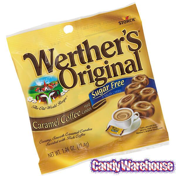 Werther's Original Sugar Free Caramel Coffee Hard Candy: 1LB Box - Candy Warehouse