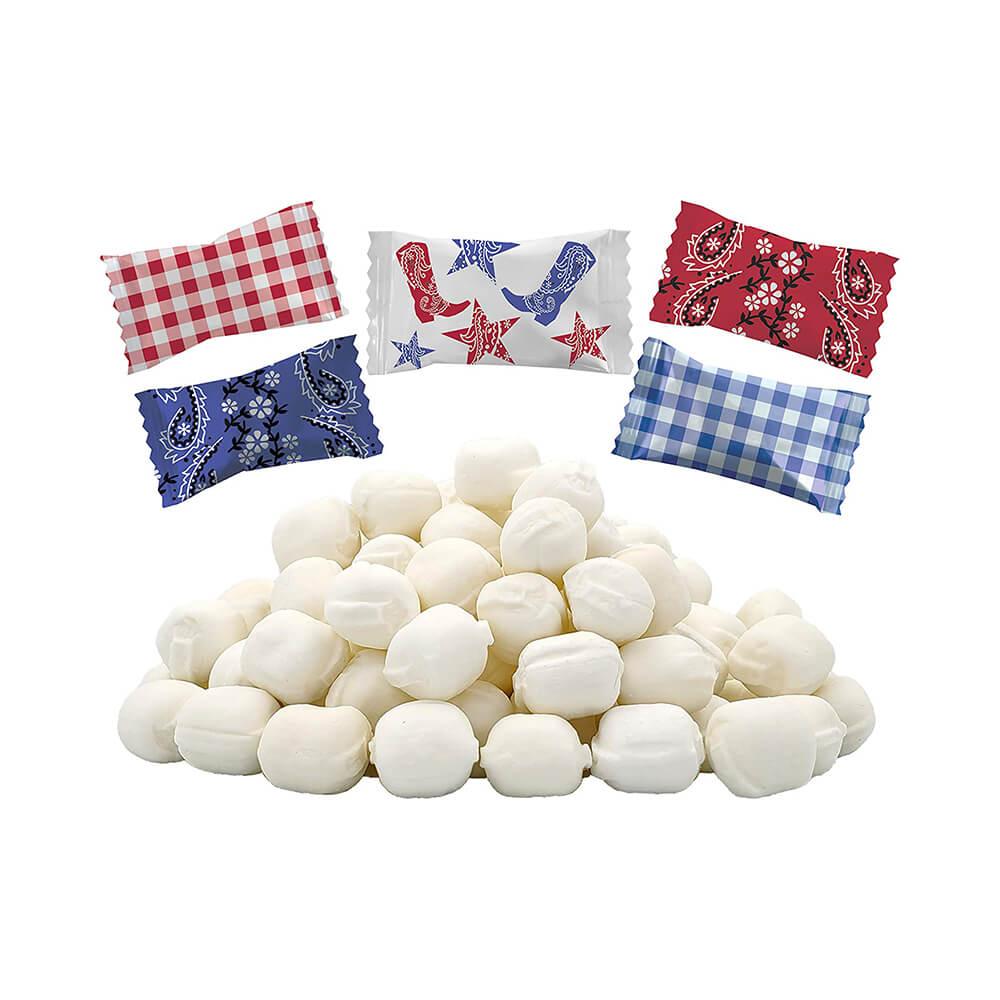 Western Wrapped Buttermint Creams: 300-Piece Case - Candy Warehouse