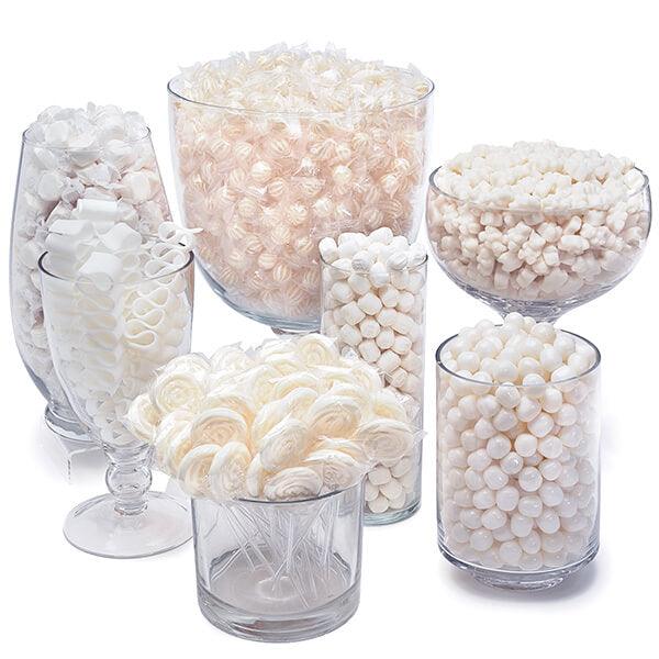 White Candy Bar Table Assortment - Candy Warehouse